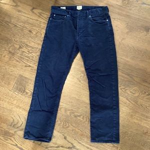 J. Crew 770 5 pocket corduroy pants.